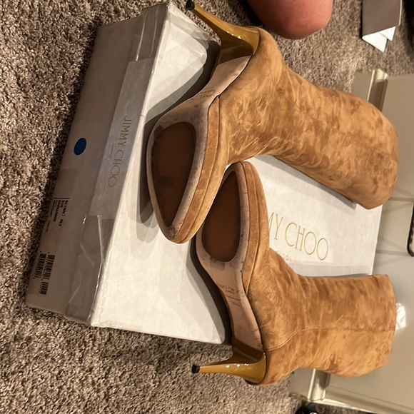 Jimmy chop size 39.5 cinnamon suede - Picture 4 of 7